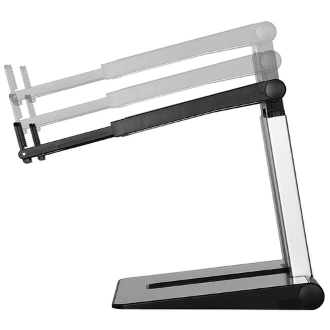 Laptopstandaard Neomounts NSLS200 opvouwbaar zwart- zilver
