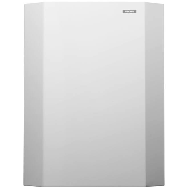 Afvalbak Katrin 900788 25liter metaal wit
