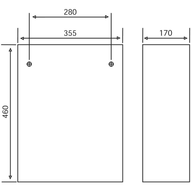 Afvalbak Katrin 900788 25liter metaal wit