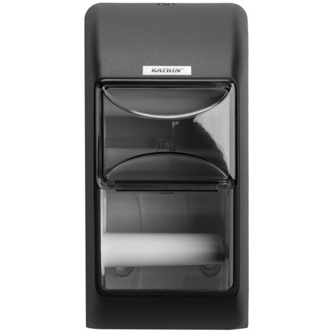 Dispenser Katrin 104452 toiletpapier standaard zwart