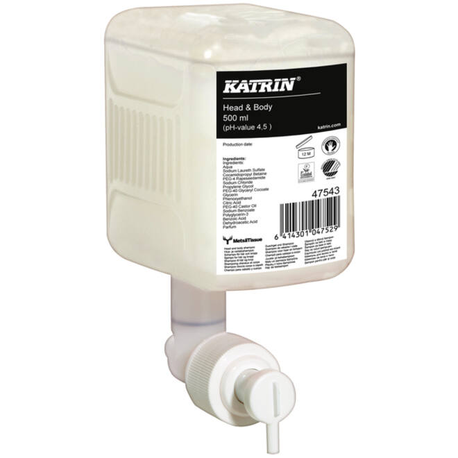 Handzeep Katrin Head & Body 500ml 47543