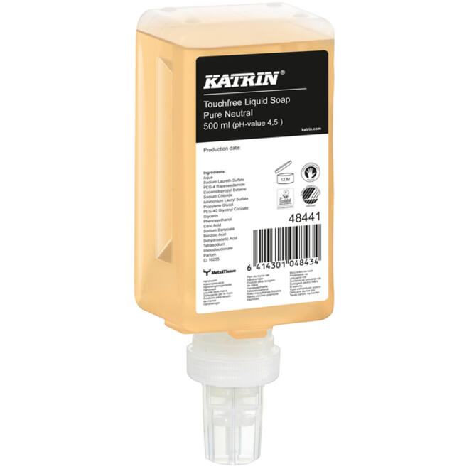 Handzeep Katrin Touchfree Pure Neutral 500ml 48441