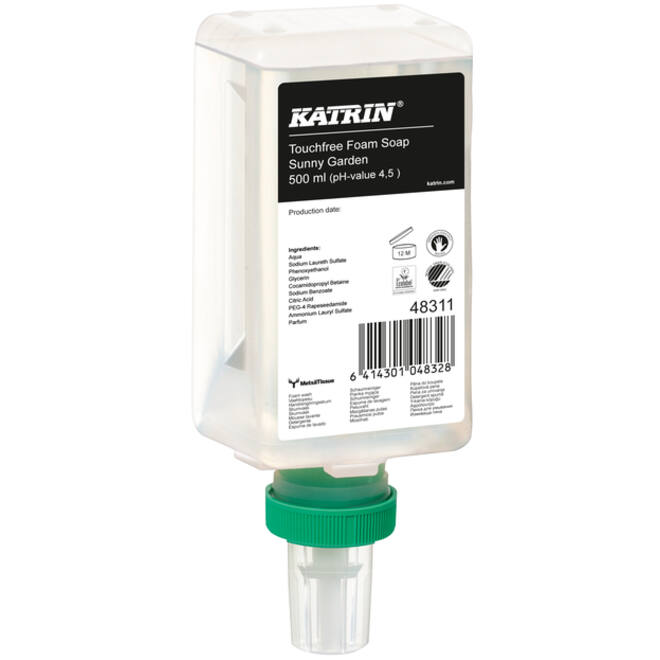 Handzeep Katrin Touchfree Foam Sunny Garden 500ml 48311