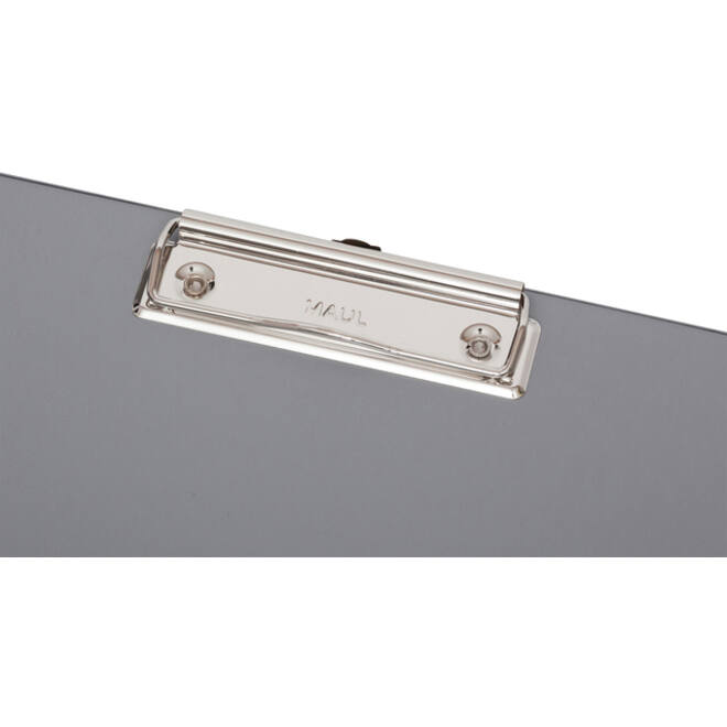 Klembord MAUL A4 staand PVC zilvergrijs