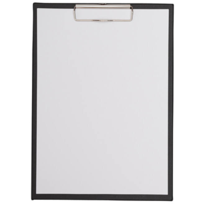 Klembord MAUL A4 staand + insteektas PVC zwart