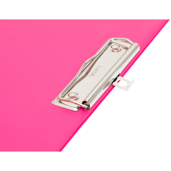 Klembord MAUL A4 staand PVC neon roze