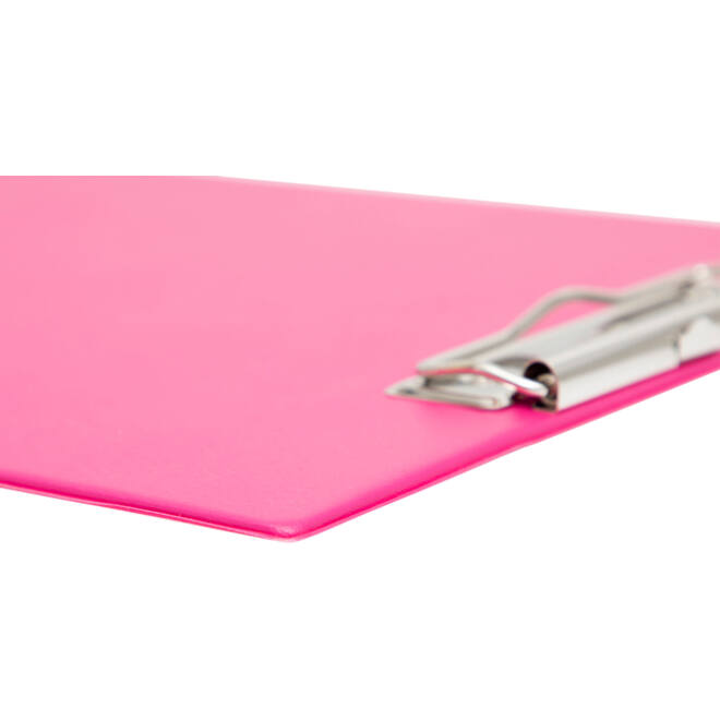 Klembord MAUL A4 staand PVC neon roze