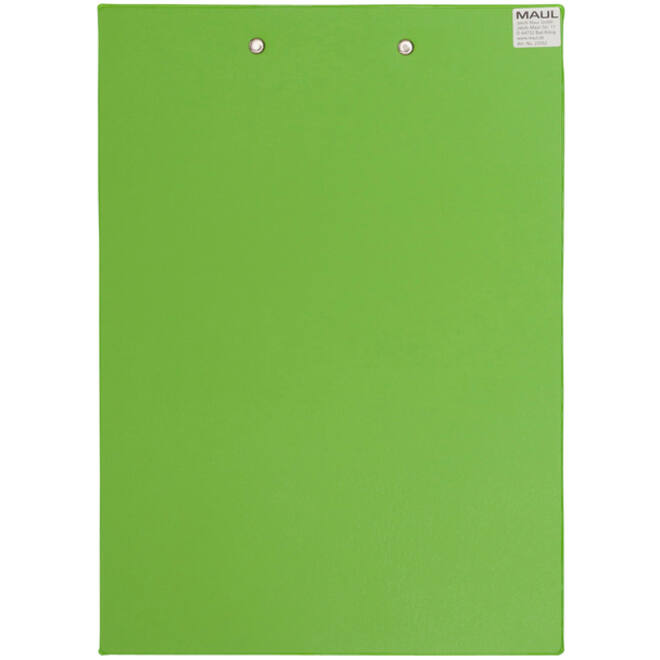 Klembord MAUL A4 staand PVC neon groen