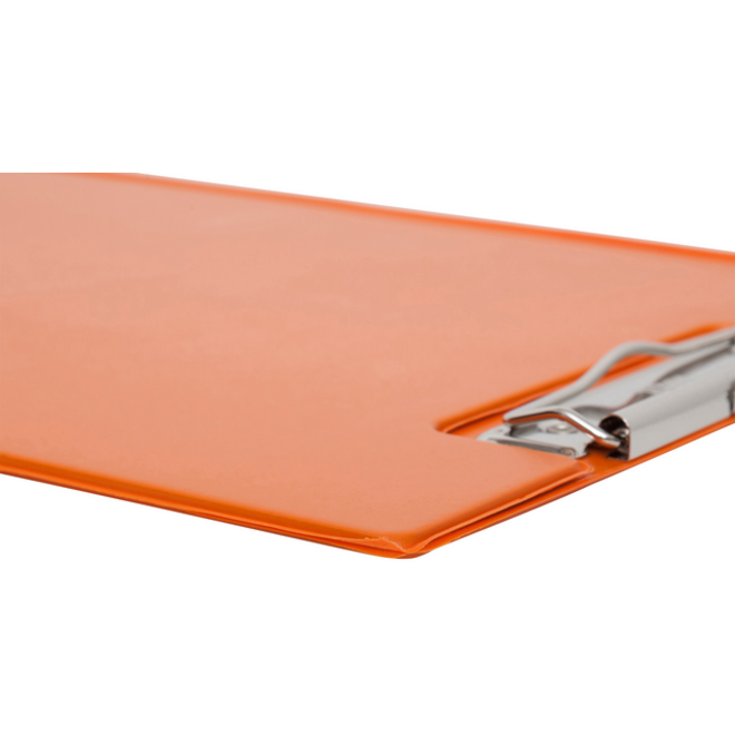 Klembordmap MAUL A4 staand met penlus PVC neon oranje