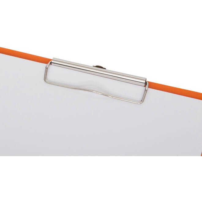 Klembordmap MAUL A4 staand met penlus PVC neon oranje