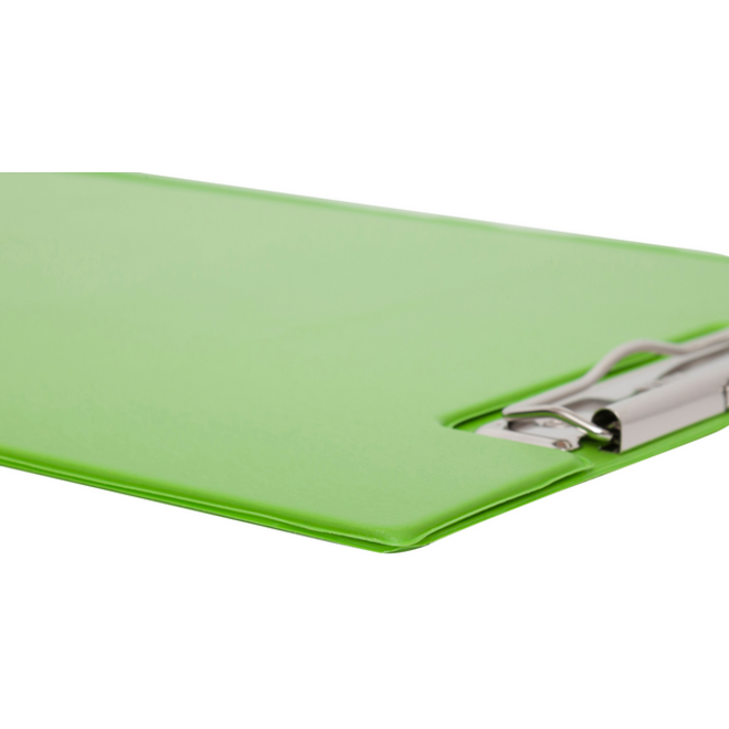 Klembordmap MAUL A4 staand met penlus PVC neon groen