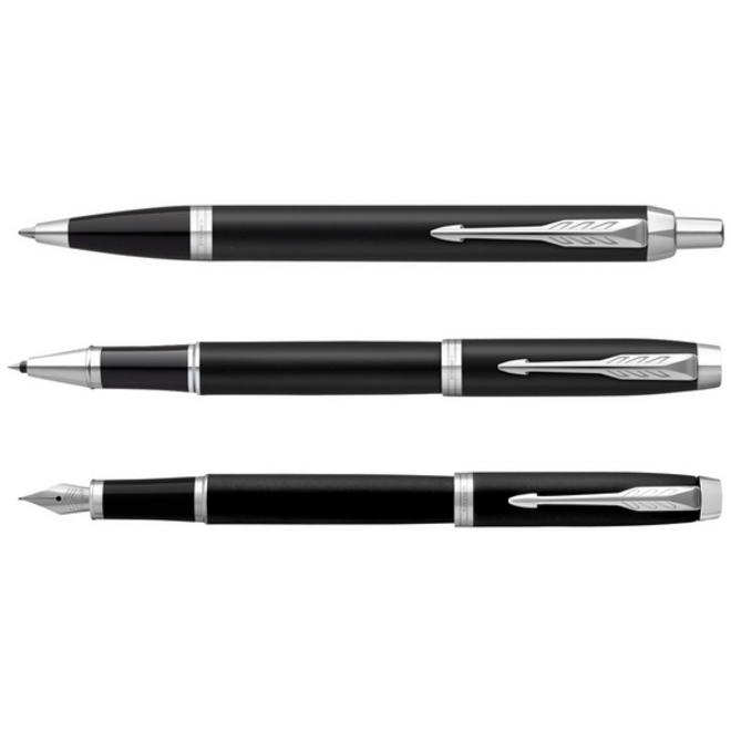 Vulpen Parker IM matt black CT fijn