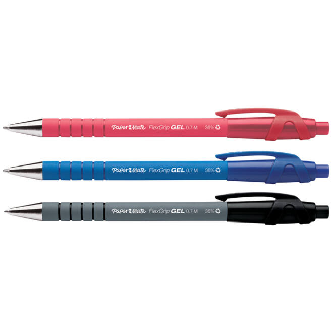 Gelschrijver Paper Mate FlexGrip medium zwart