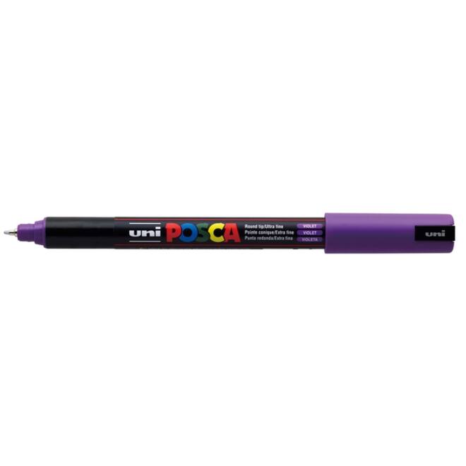 Verfstift Posca PC1MR extra fijn paars