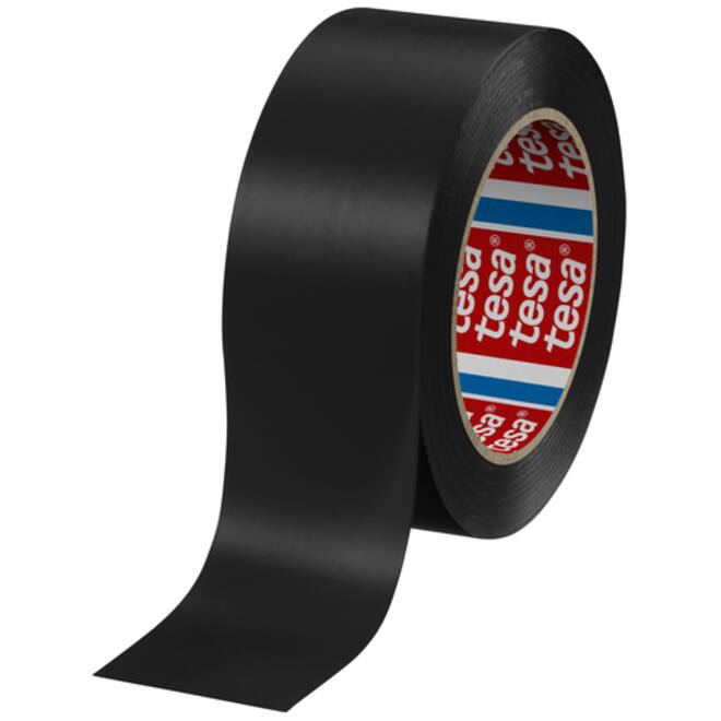 Vloermarkeringstape Tesa 04169 50mmx30m zwart