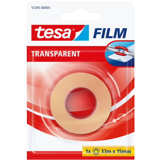 Plakband tesafilm® 33mx15mm Transparant blister