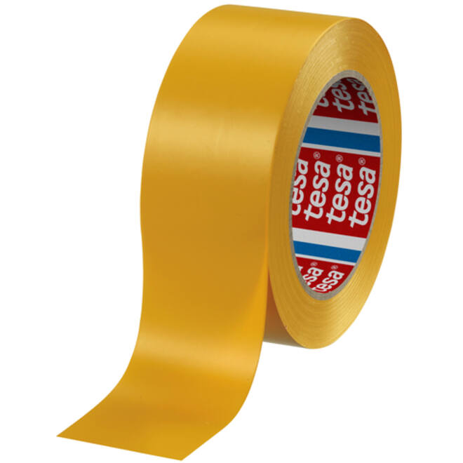 Vloermarkeringstape Tesa 04169 50mmx30m geel