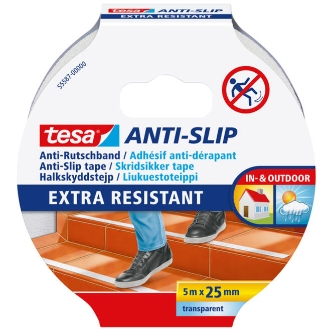 Anti-slip tape tesa® 5mx25mm transparant