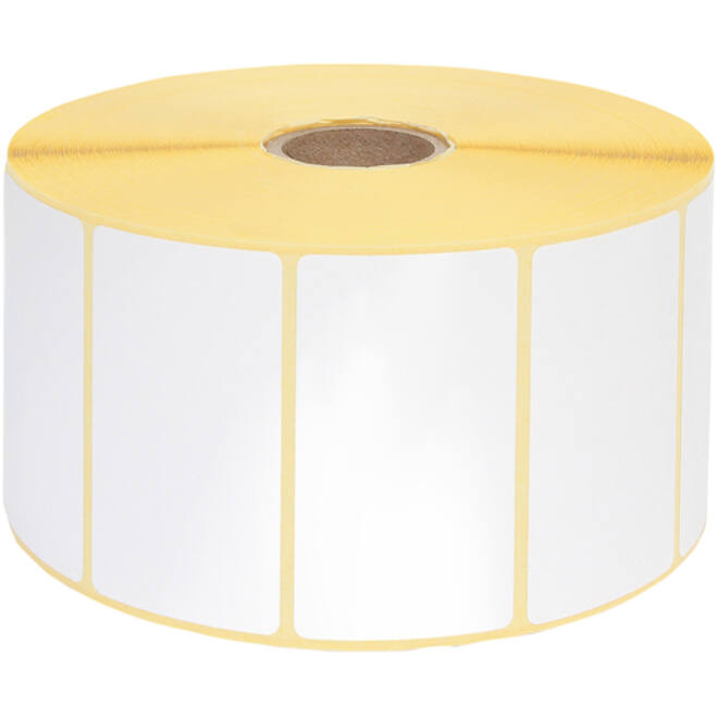 Zebra labeletiket IEZZY 800262-125 57x32mm 25mm wit permanent