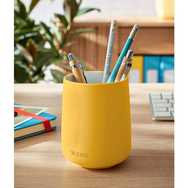 Pennenhouder Leitz Cosy geel