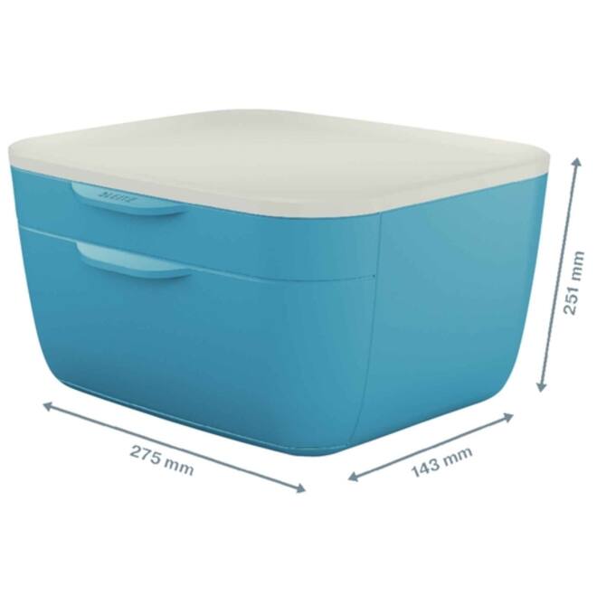 Ladenblok Leitz Cosy 2 laden blauw