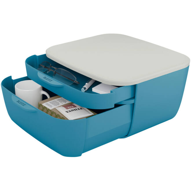 Ladenblok Leitz Cosy 2 laden blauw
