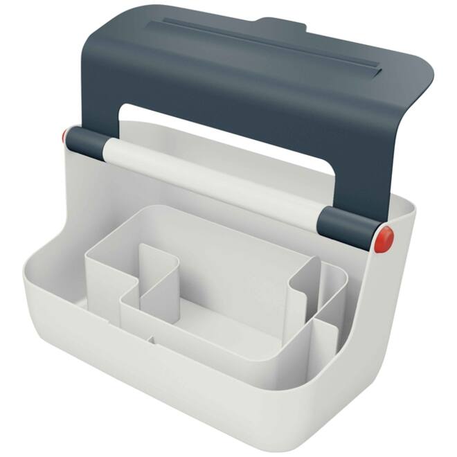 Opbergbox Leitz Cosy draagbaar kunststof grijs