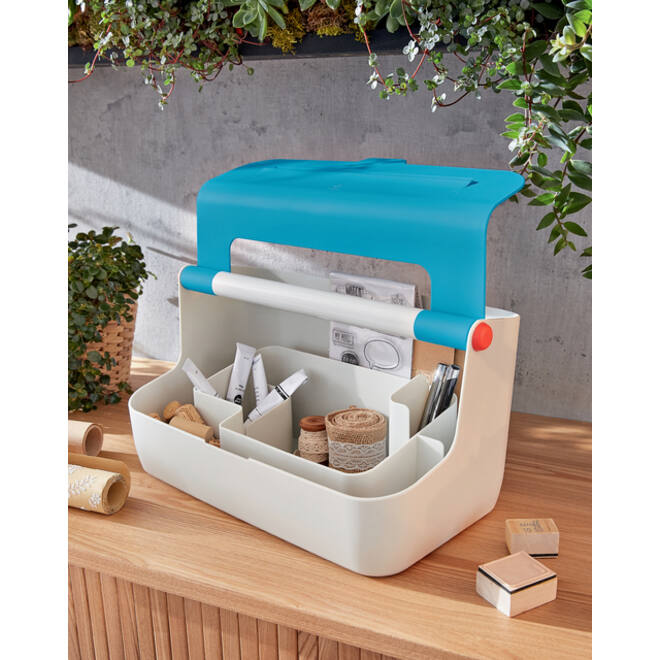 Opbergbox Leitz Cosy draagbaar kunststof blauw