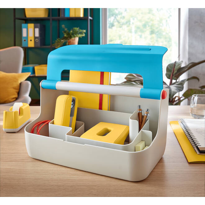 Opbergbox Leitz Cosy draagbaar kunststof blauw