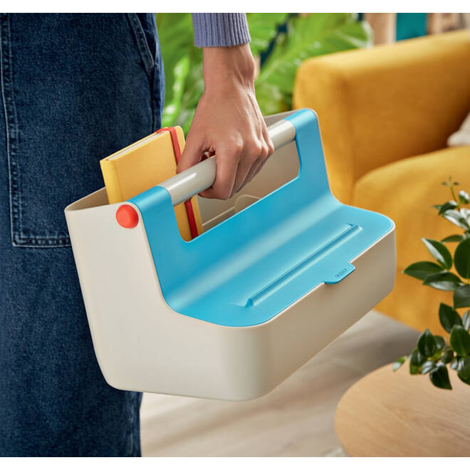 Opbergbox Leitz Cosy draagbaar kunststof blauw