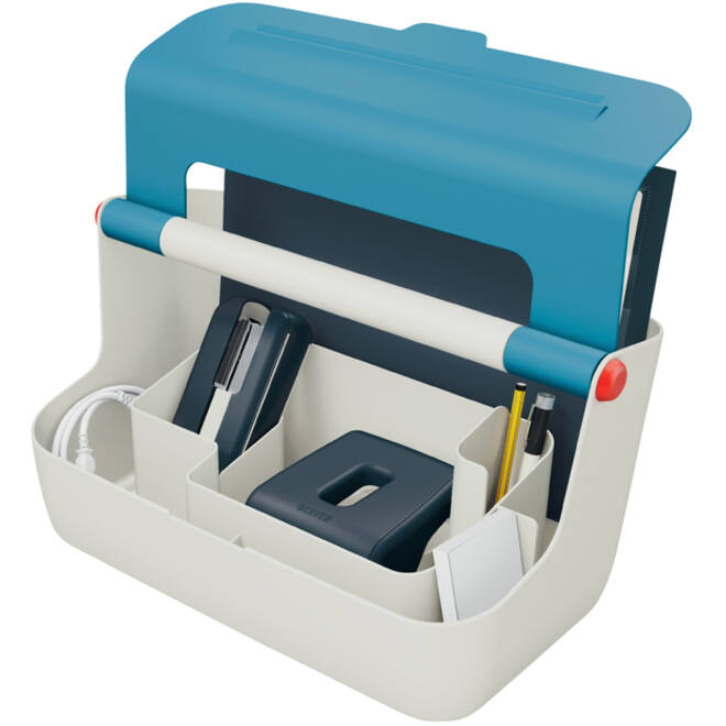 Opbergbox Leitz Cosy draagbaar kunststof blauw