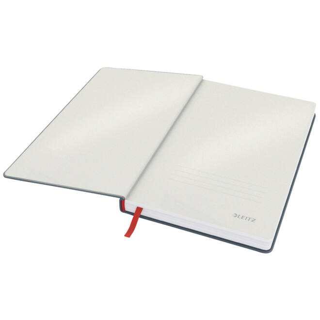 Notitieboek Leitz Cosy A5 160blz 100gr lijn grijs