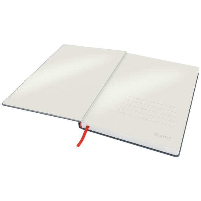 Notitieboek Leitz Cosy B5 160blz 100gr lijn grijs