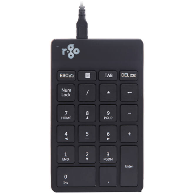 Toetsenbord R-Go Ergonomisch Numpad Break Draad