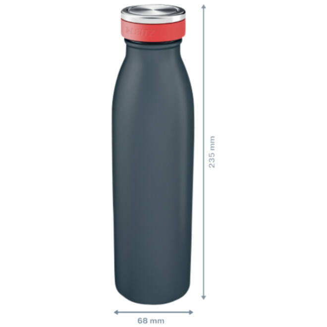 Drinkfles Leitz Cosy geïsoleerd fluweel grijs 500ml