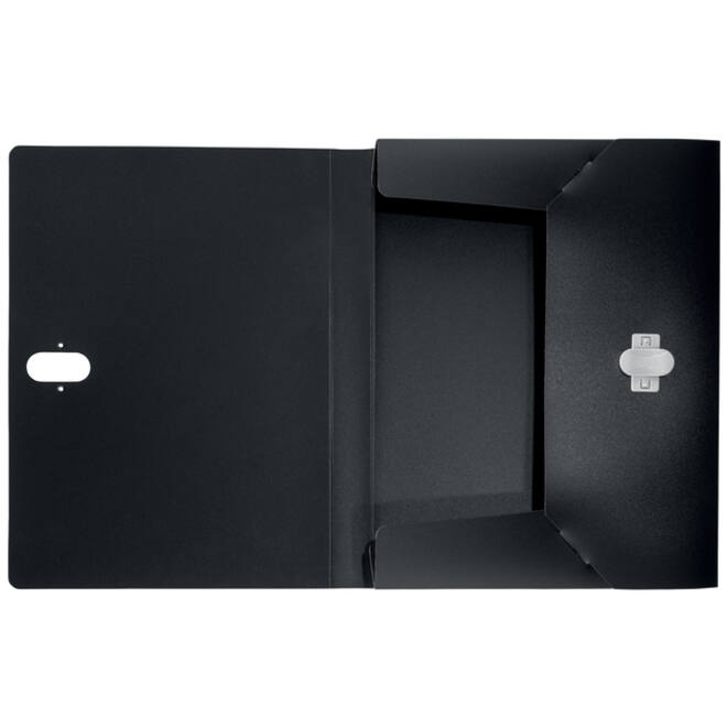 Documentenbox Leitz Recycle A4 PP zwart