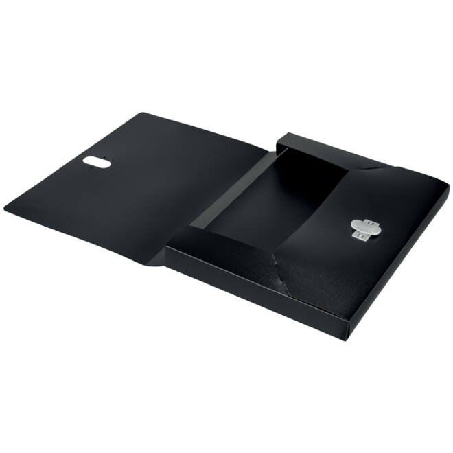 Documentenbox Leitz Recycle A4 PP zwart