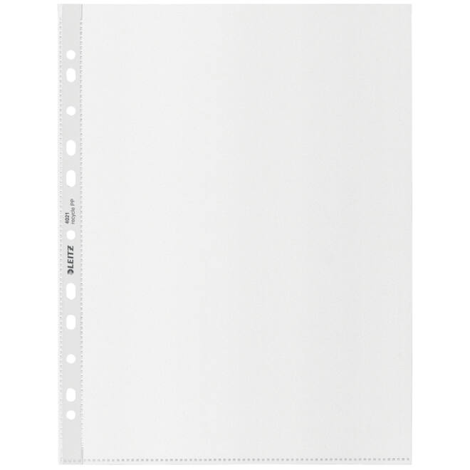 Showtas Leitz Recycle maxi 11-gaats PP A4 transparant 25 stuks
