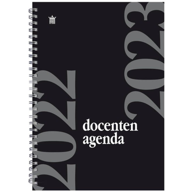 Schoolagenda 2025-2026 Ryam docenten 7dagen/2pagina's spiraal zwart