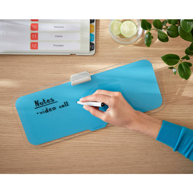 Glas Desktop Pad Leitz Cosy blauw