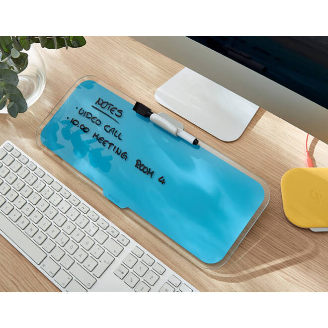 Glas Desktop Pad Leitz Cosy blauw