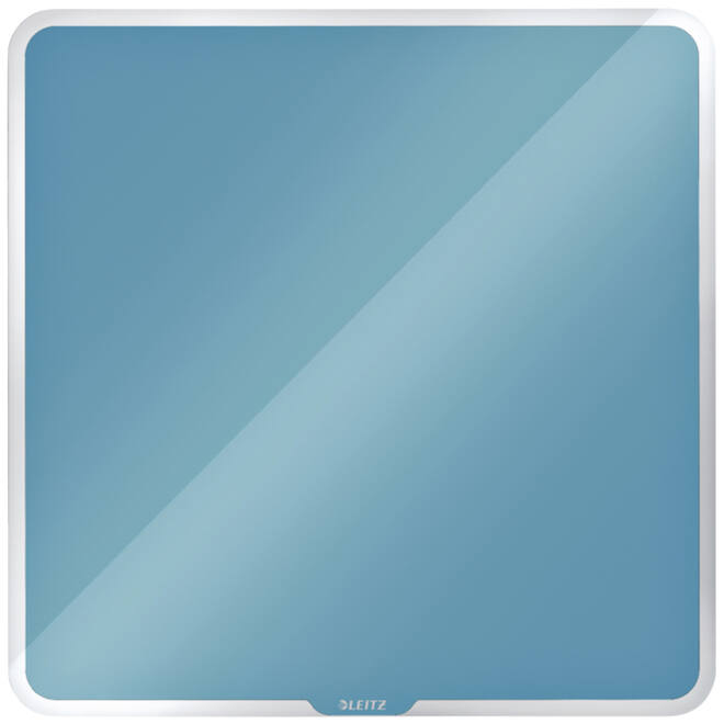 Glasbord Leitz Cosy magnetisch 450x450mm blauw