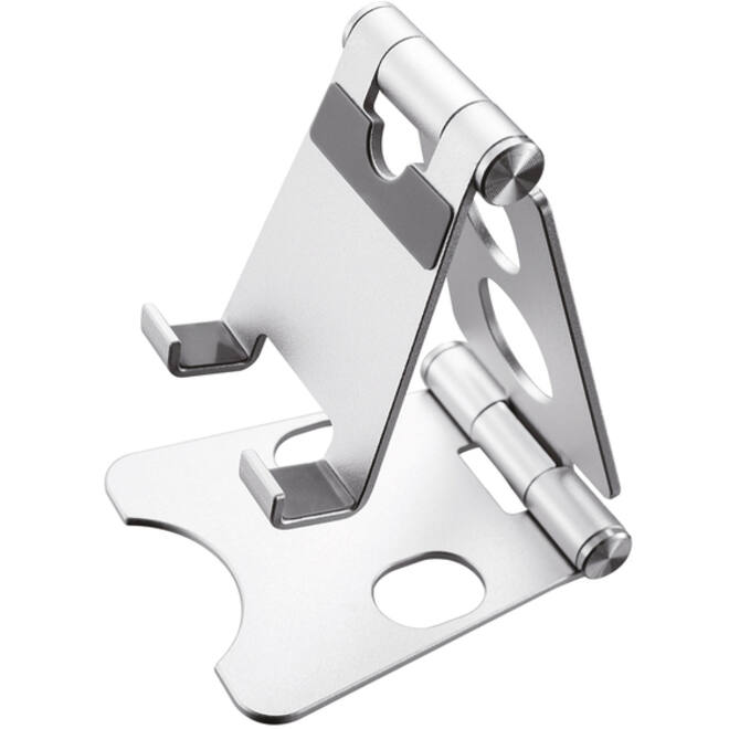 Telefoonstandaard Neomounts DS10-150SL1 opvouwbaar Zilver