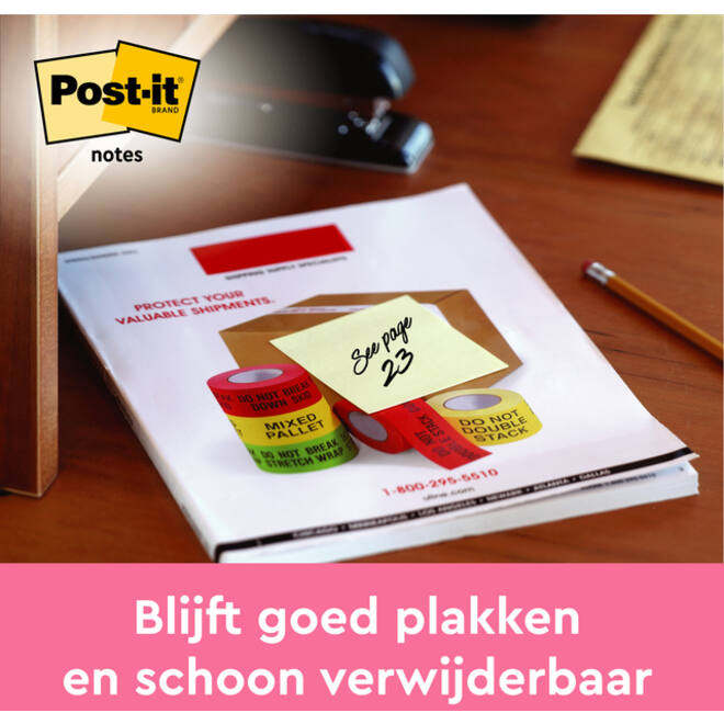 Memoblok Post-it Notes 6810 38x51mm canary yellow