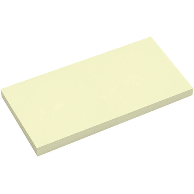 Memoblok info notes antimicrobiëel 100 vel 125x75mm geel