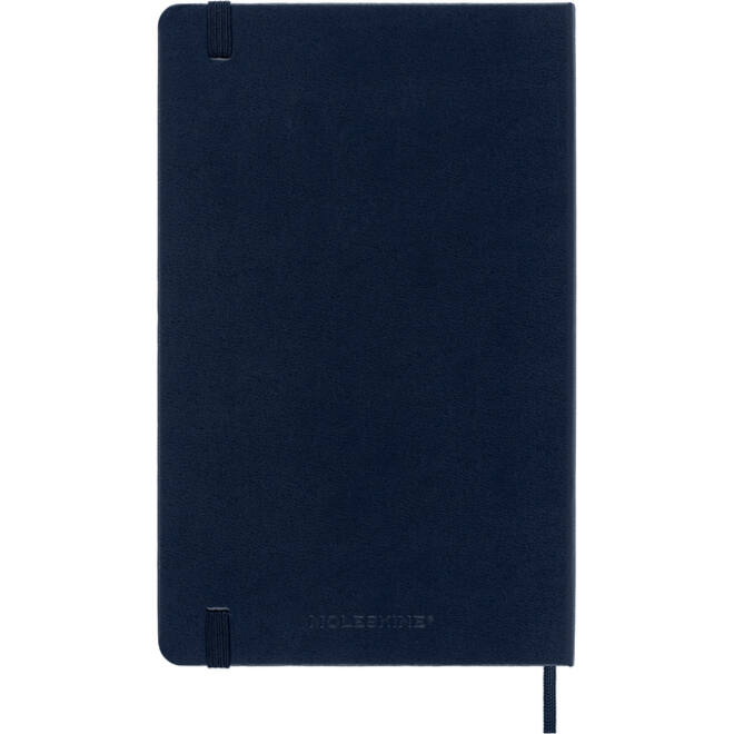 Agenda 2023/2024 Moleskine 18M Planner Weekly 7dag/1pagina large 130x210mm hard cover saffier blauw
