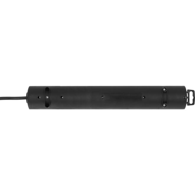 Stekkerdoos Brennenstuhl Comfort Plus 6 voudig inclusief platte stekker 2 meter zwart