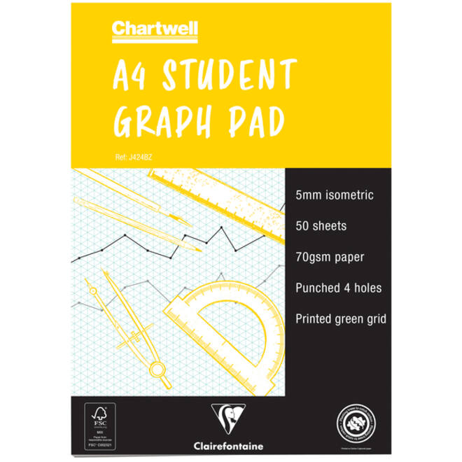 Millimeterblok Clairefontaine isometrisch A4