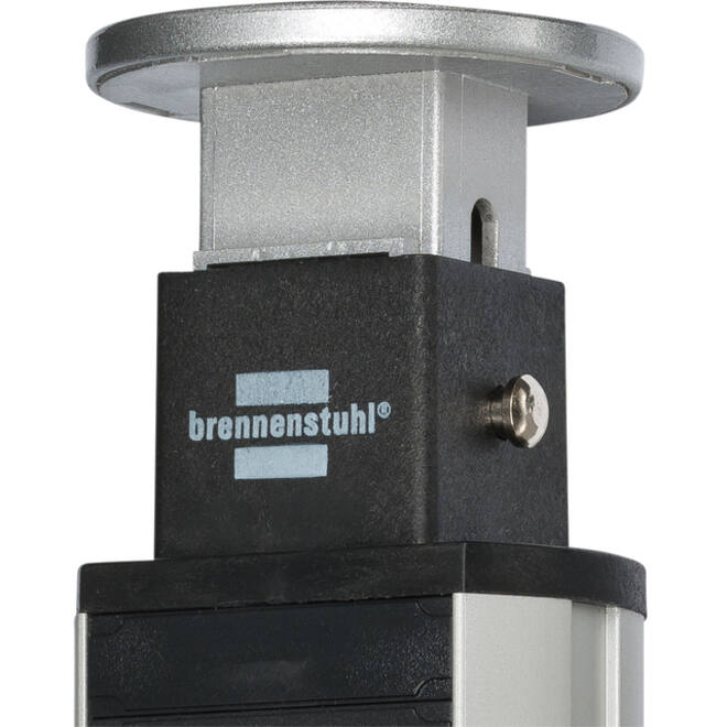 Stekkerdoos Brennenstuhl toren 3 voudig 2 meter zwart/zilver