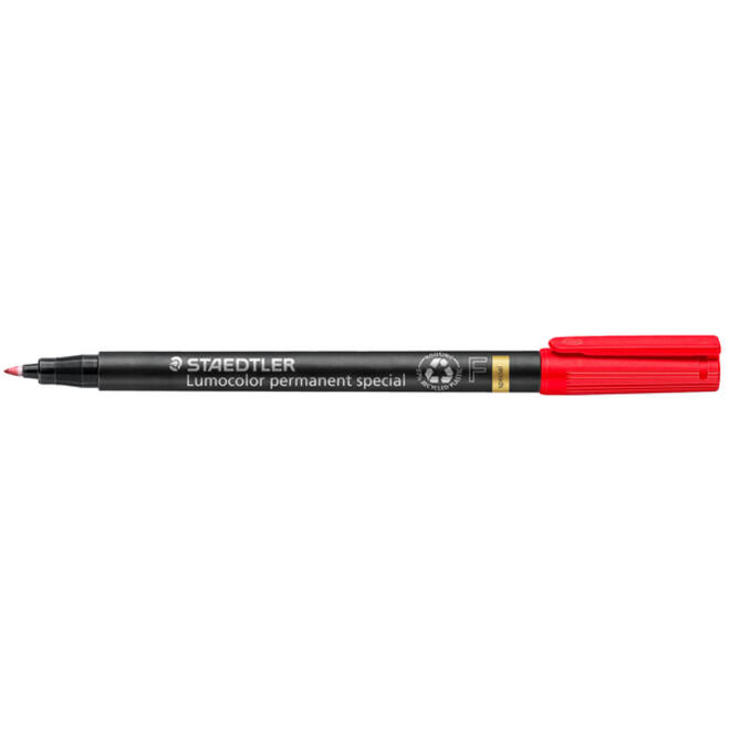 Viltstift Staedtler Lumocolor 319 special permanent F rood